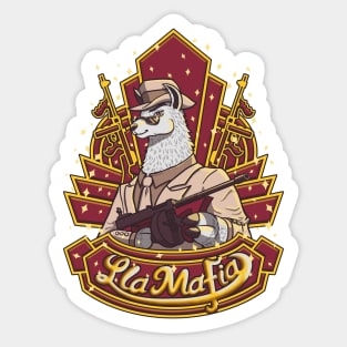 LlaMafia - Llama The Mafia Sticker